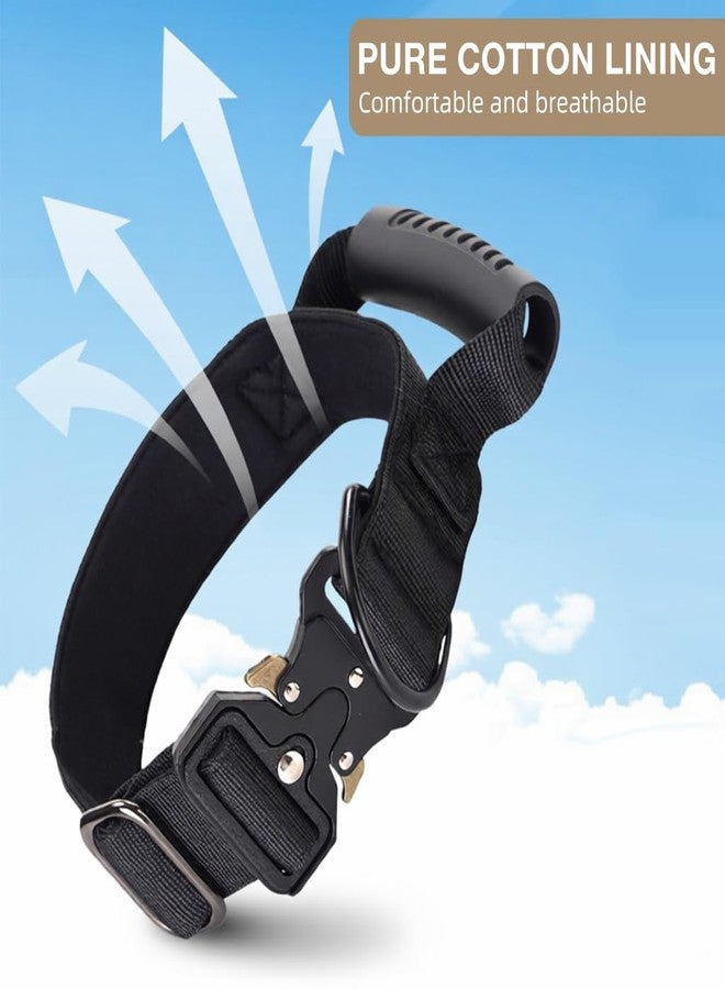 Qpets® Training Dog Collar with Control Handle - Adjustable Nylon Collar with Quick-Release Buckle & D-Ring for Obedience Training & Safe Walking (Size XL) - Image 5